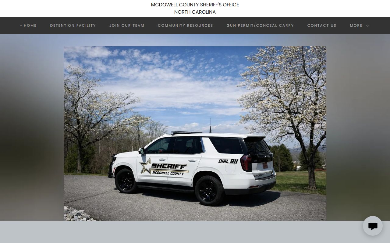 McDowell County inmate records sheriff home page and app access